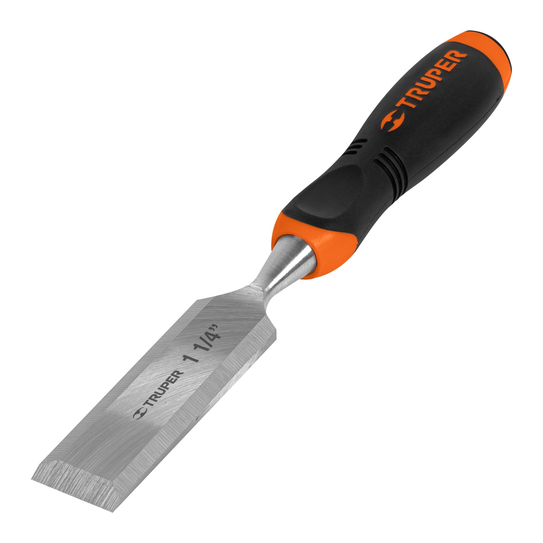 Truper Wood Chisel with Rubber Grip in Hanger 32mm