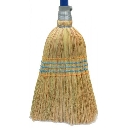 Browns Corn Broom 5-Tie With Handle