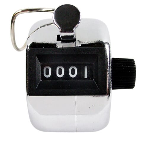 Worldwide TM4 Hand Tally Counter 4 Digit