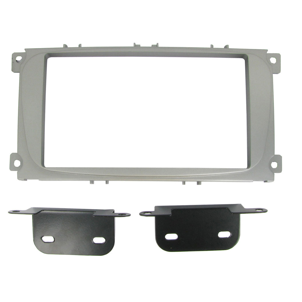 Fitting Kit Ford Focus Mondeo 07 - 14 Silver Double Din