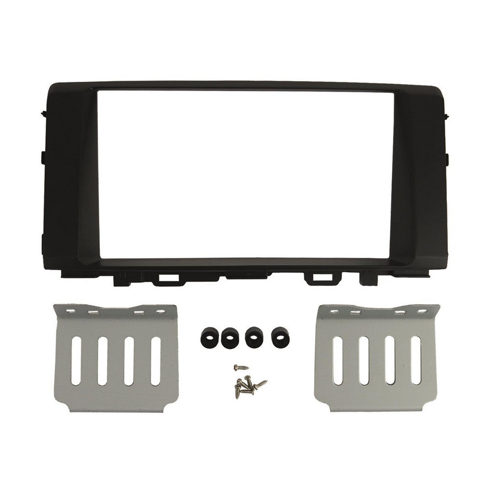 Fitting Kit Kia Rio 2017 On Double Din Black With Side Brackets