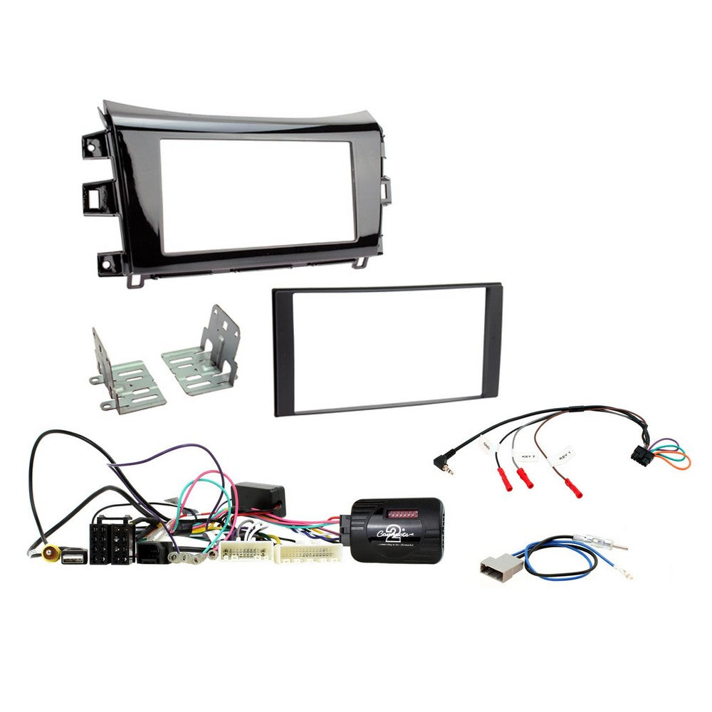 Fitting Kit Nissan Navara Np300 15 On Double Din Kit With interface Gloss Black