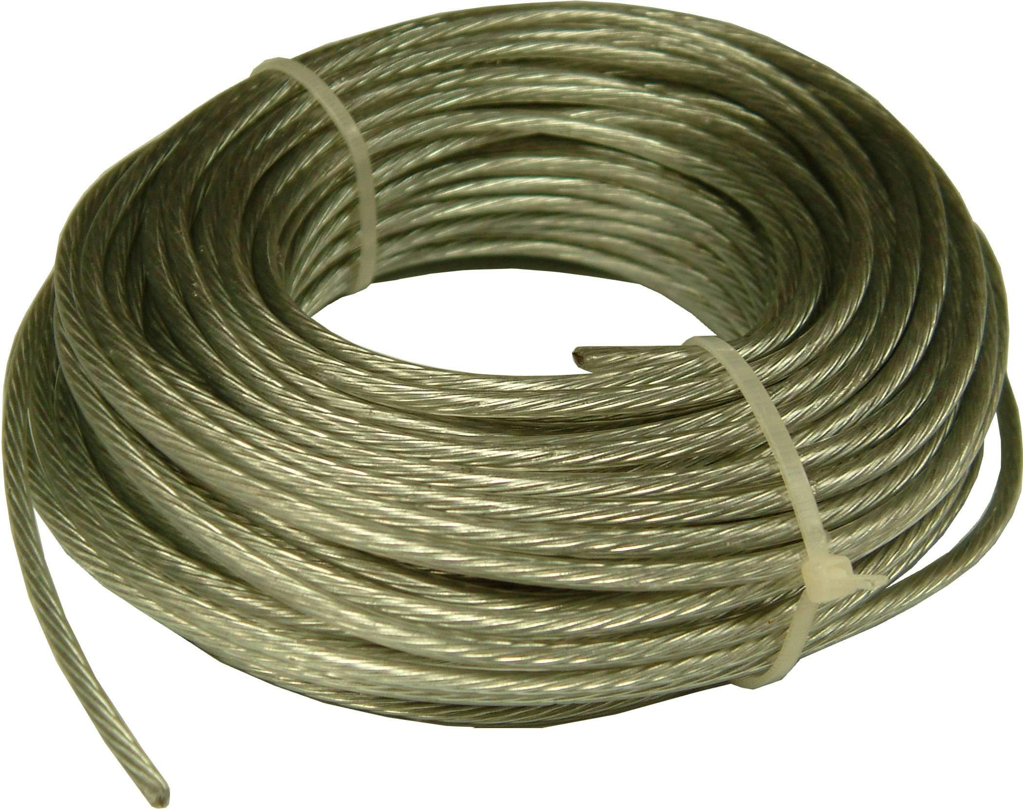 Xcel Clothes Line Wire Plastic Coated 3.7mm Clear 25m