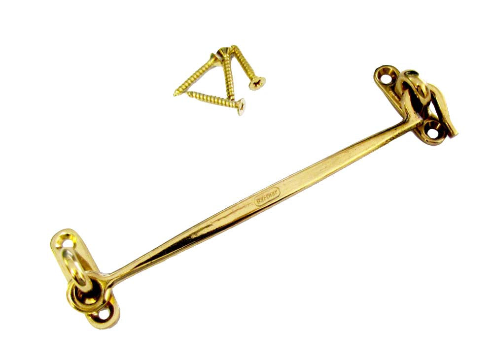 Cabin Hook 150mm Brass