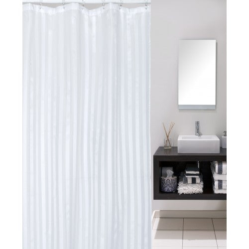 Goodline Bath Curtain 1.8m x 1.8m White