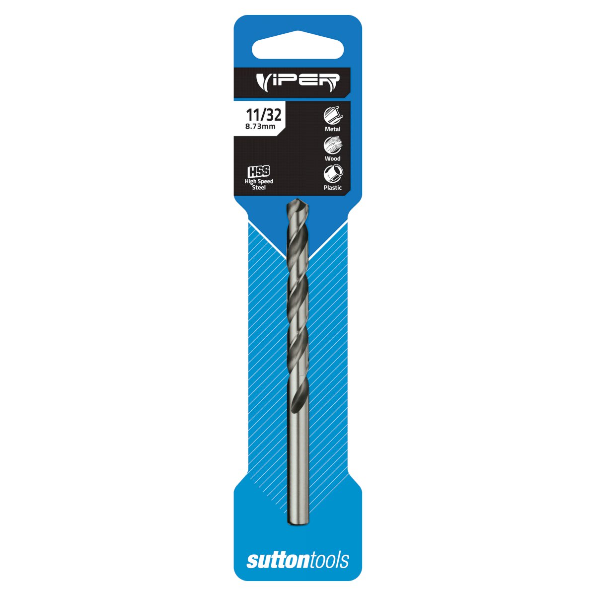 Viper Drill Bit HSS Carded 11/32 inch