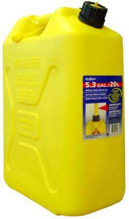 Sceptor Diesel Container Plastic Yellow - Tall Type 20 Litre