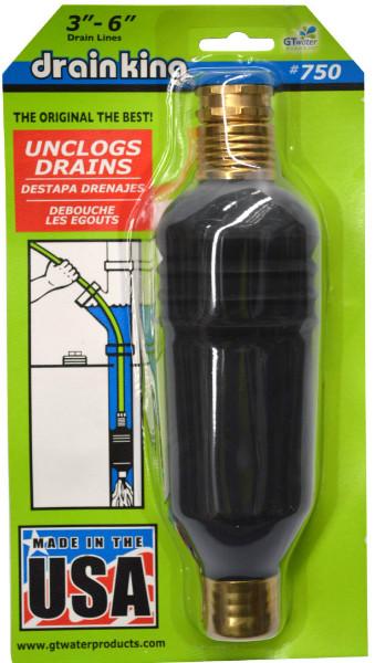 Drain King Water Pulse Drain Cleaner for pipe diameter 75-150mm