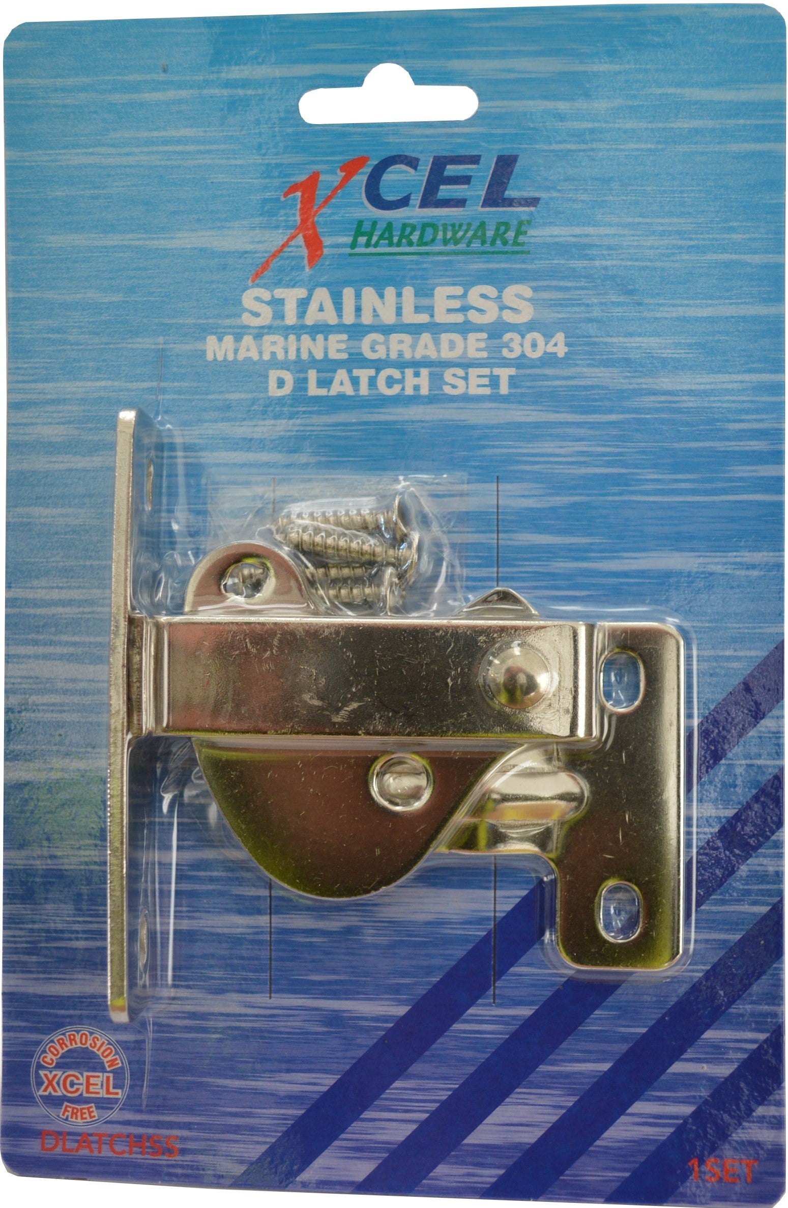 Xcel Gate Latch - D Type Stainless Steel