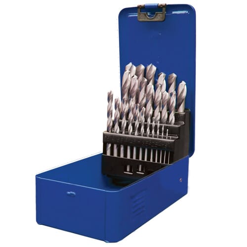 Rex-Plus M2 HSS Twist Drill Set Polished 1-13mm 25pc