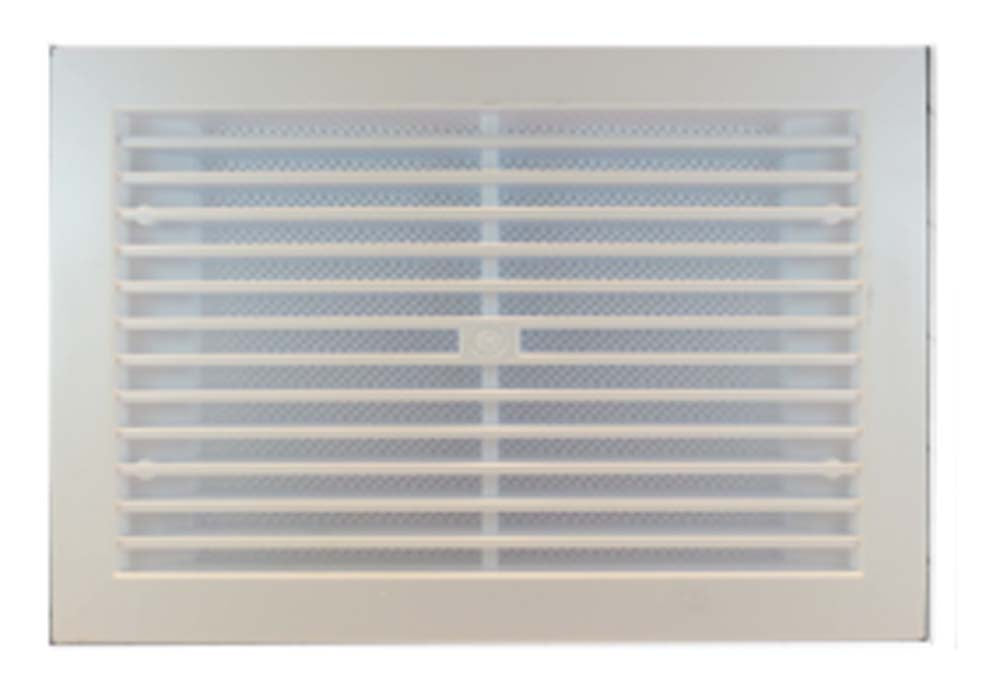 Haron Vent Wall With Baffle White 285mm X 224mm