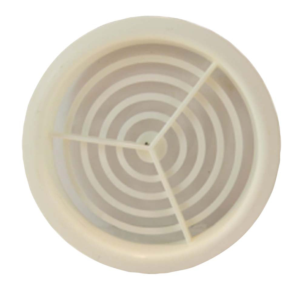 Haron Vent Eave White Round 70mm