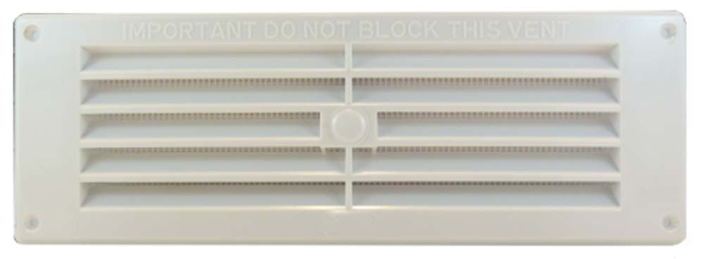 Haron Vent Wall/Eave White 270mm X 95mm