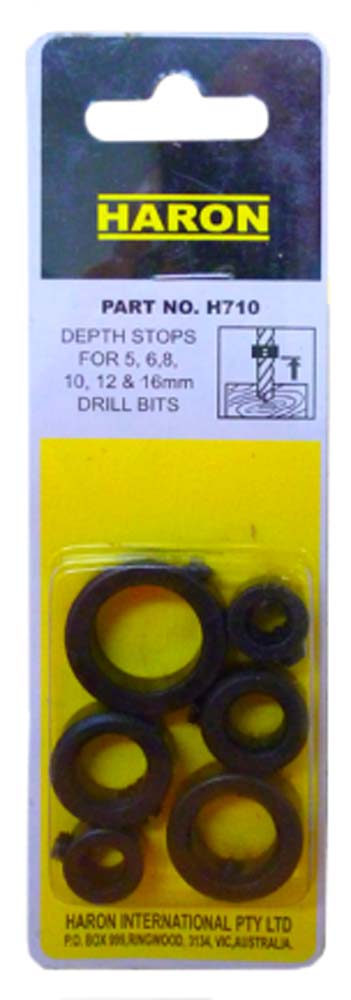 Haron 6Pce Depth Stop Set 5-16mm