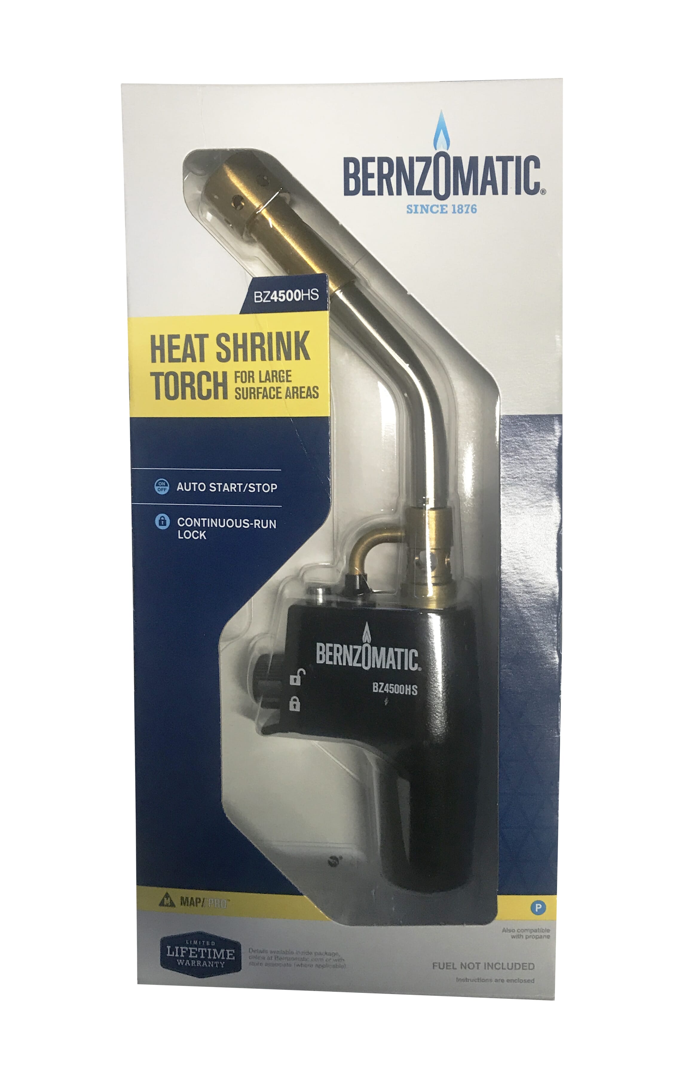 BernzOmatic Gas Heat Shrink Torch Head Trigger Start