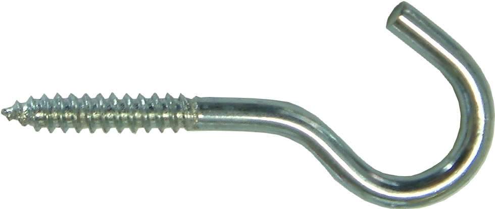 Hindley Screw Hook - Zinc Plated #324 4-1/2 x 5/16 inch