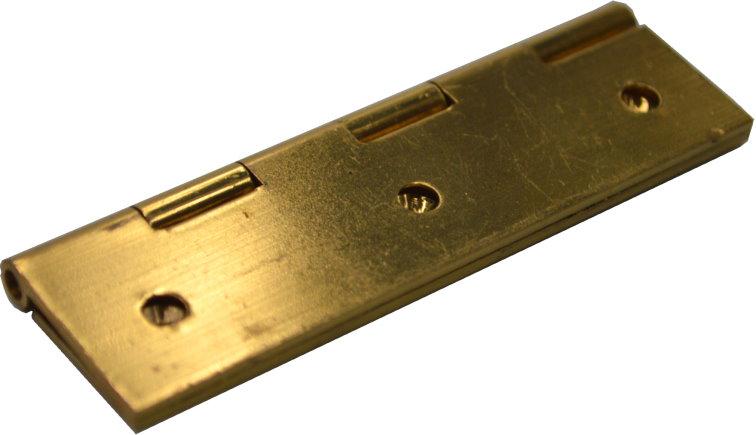 Gartner Butt Hinge - Narrow Fixed Pin Brass #BH50-NFPB 50mm