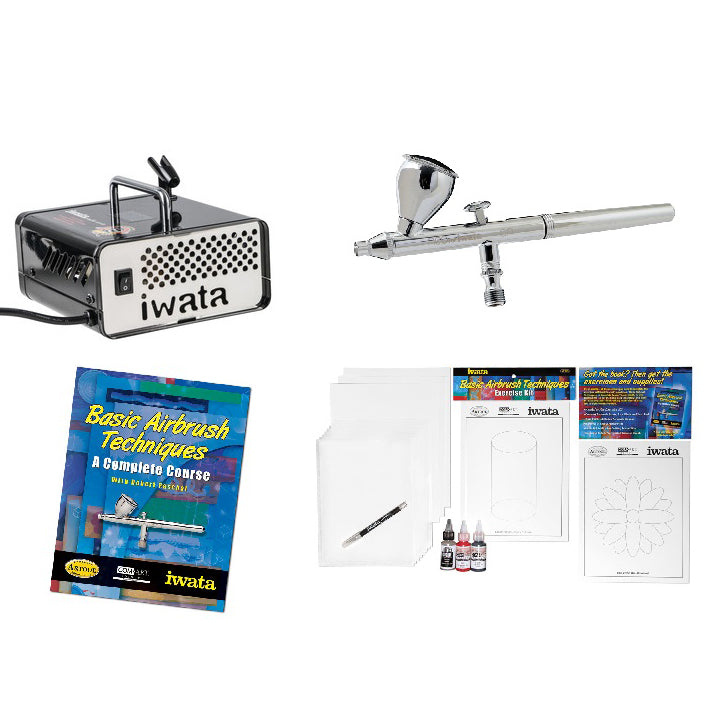 Iwata Air Brush Kit Hobby Hp.Cn + Is35 + Vt070 + Vt075