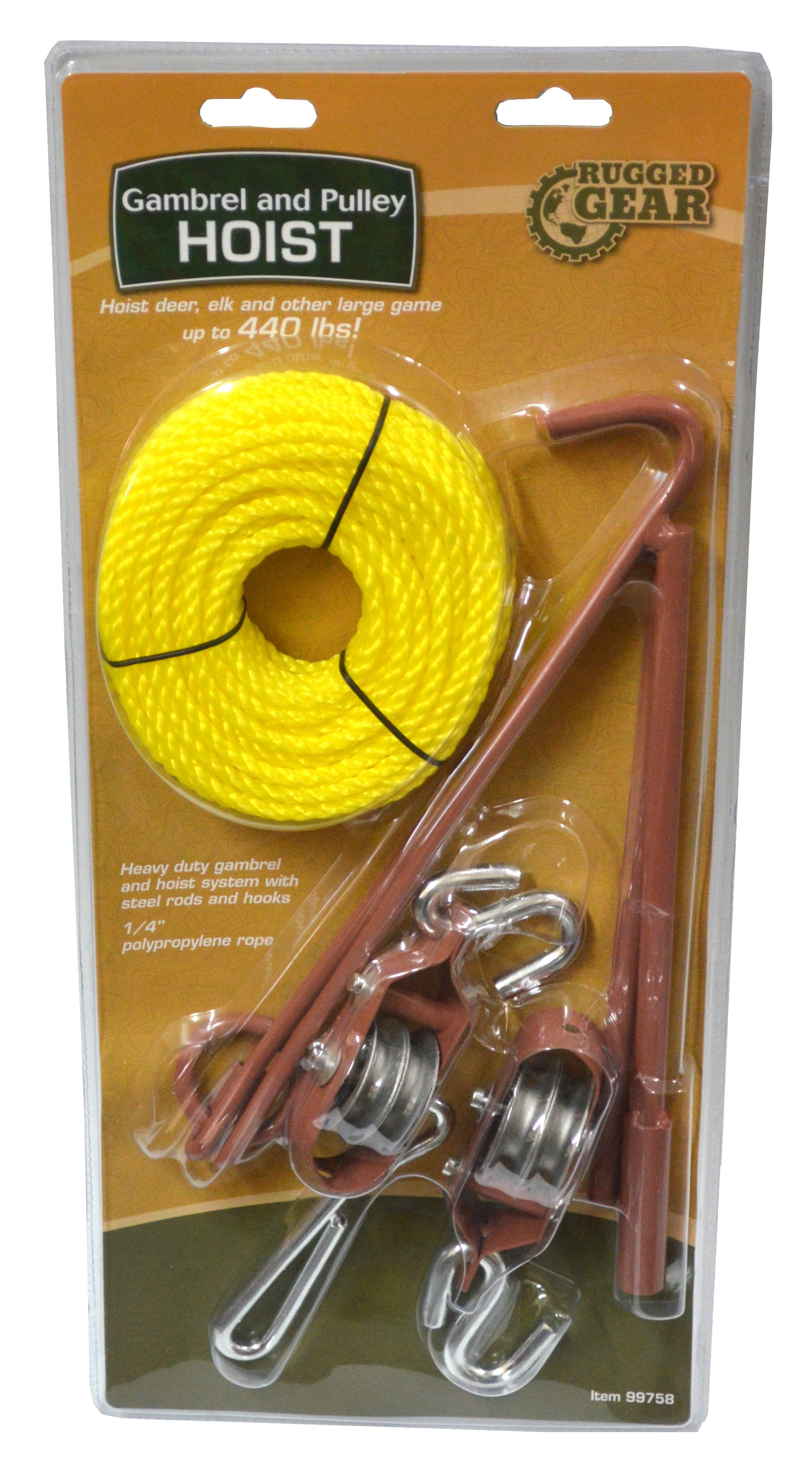 Xcel Rope Hoist & Gambrel Set with Rope 440lb