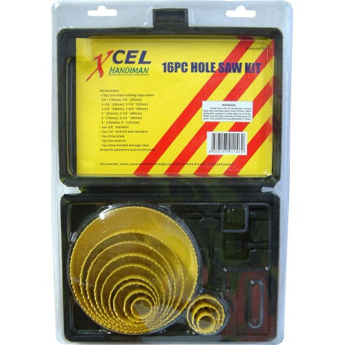 Xcel Hole Saw Set 16-pce 19mm-127mm