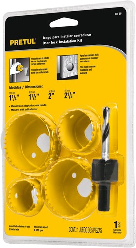 Pretul Hole Saw Set 5-pce 32mm-53mm