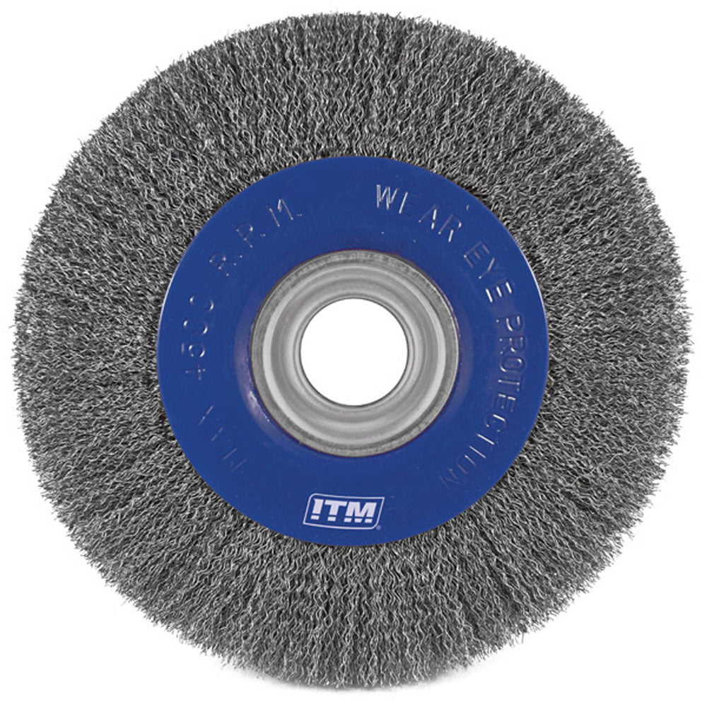 ITM Crimp Wire Wheel Brush Steel 250 X 32mm