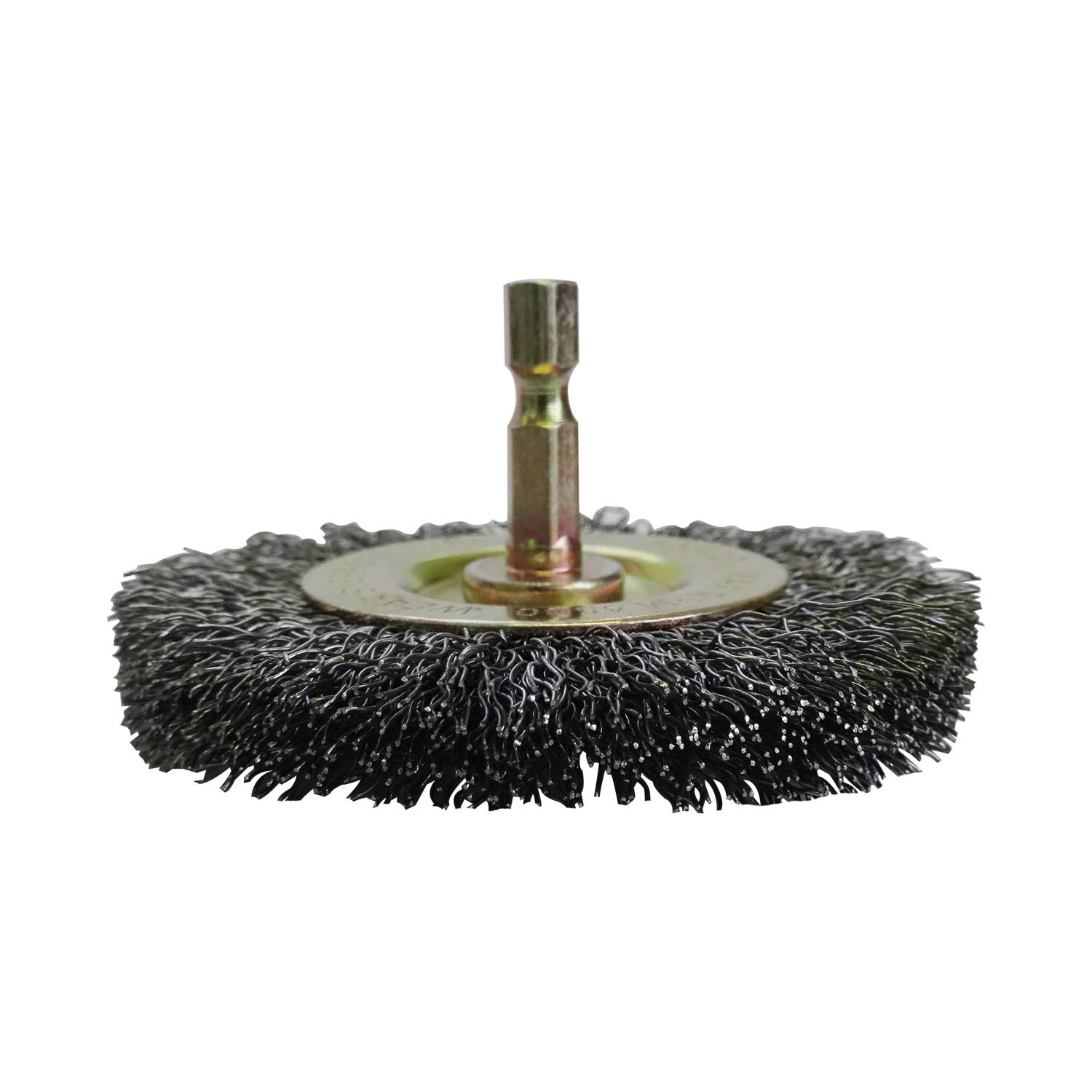 Josco Brush Wheel Cr 100X13 6.3mm Hex Spindle 0.300mm