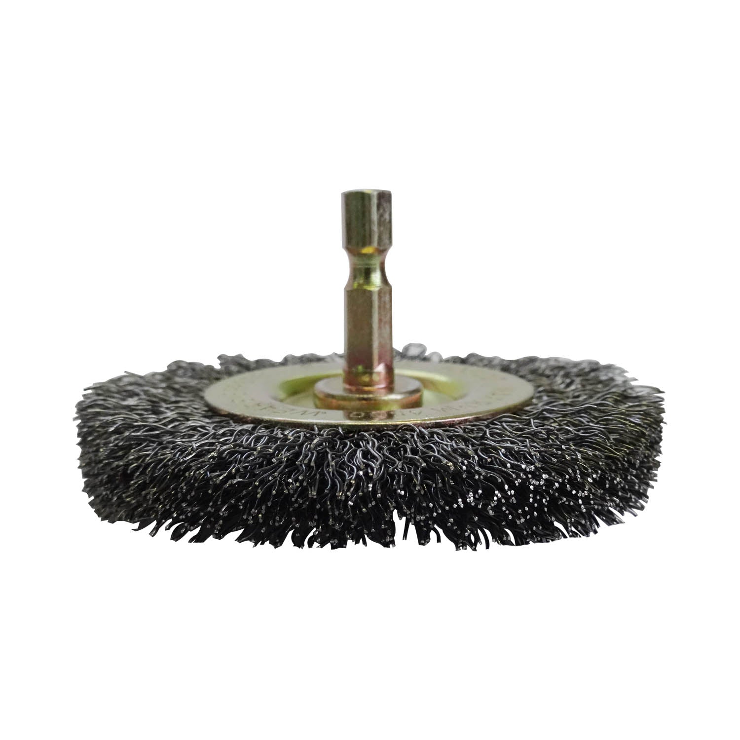 Josco Brush Wheel Cr 75X10 6.3mm Hex Spindle 0.300mm