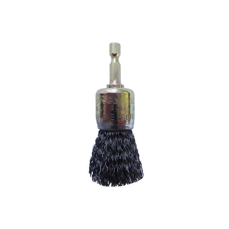 Josco Brush Cup Cr 25mm 6.3mm Hex Spindle