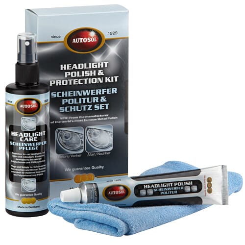 Autosol Headlight Protection Care Kit 3pc