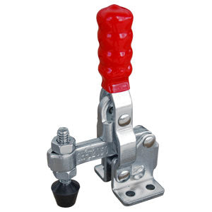 Toggle Clamp Vertical Flanged Base Straight Handle 91Kg Cap