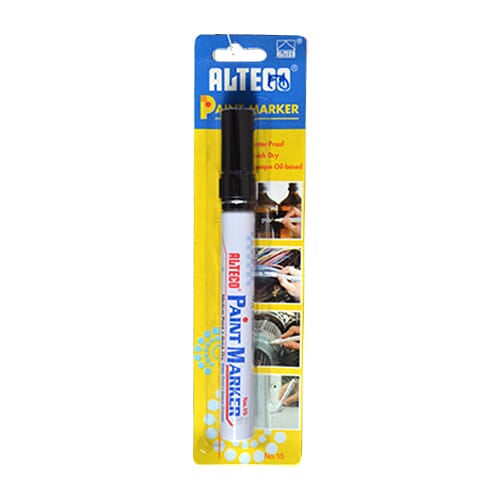 Alteco Paint Marker Black Blister Pack