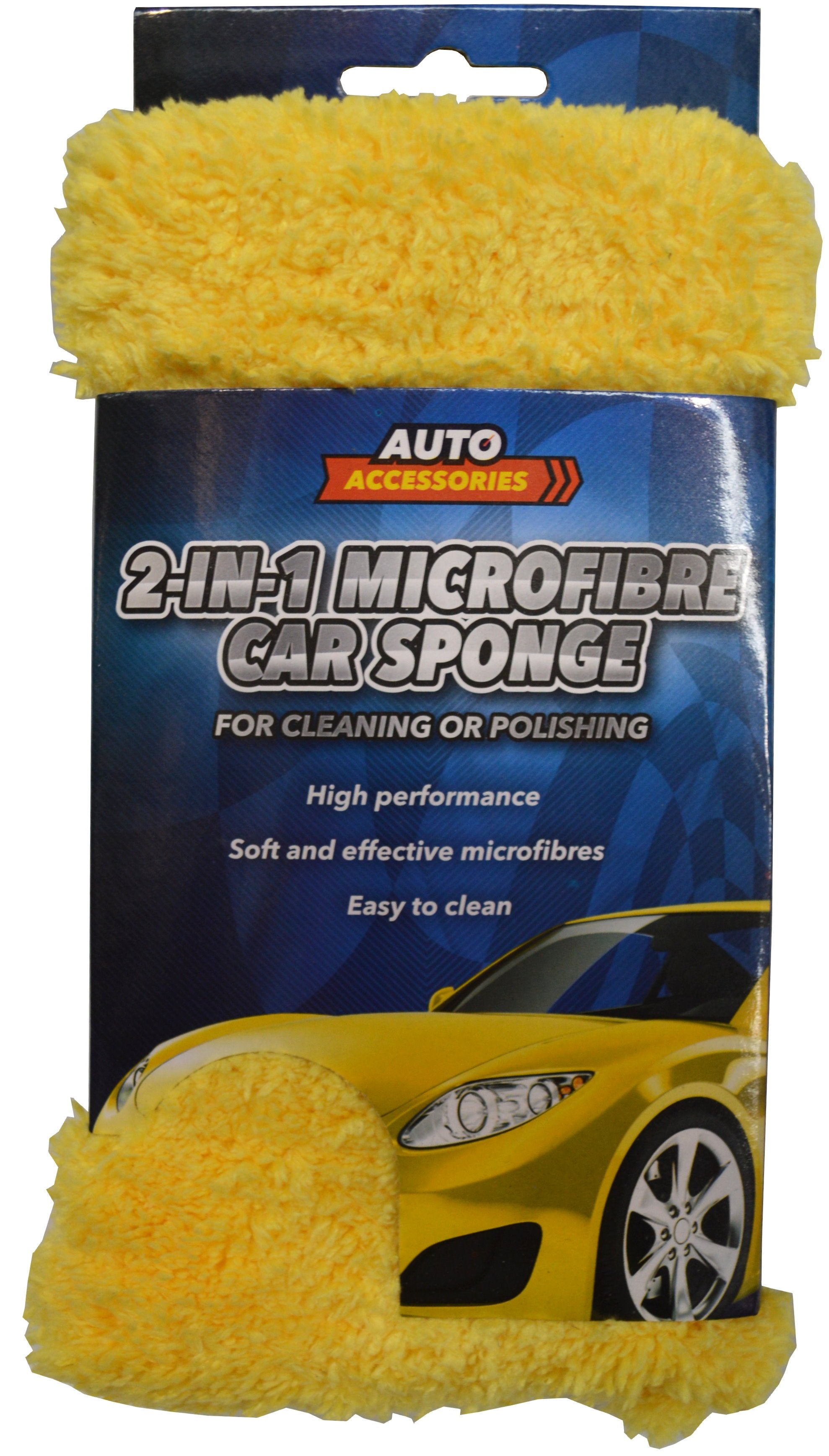 Redback Microfibre Car Sponge #HB0171/220mm x 110mm x 40mm