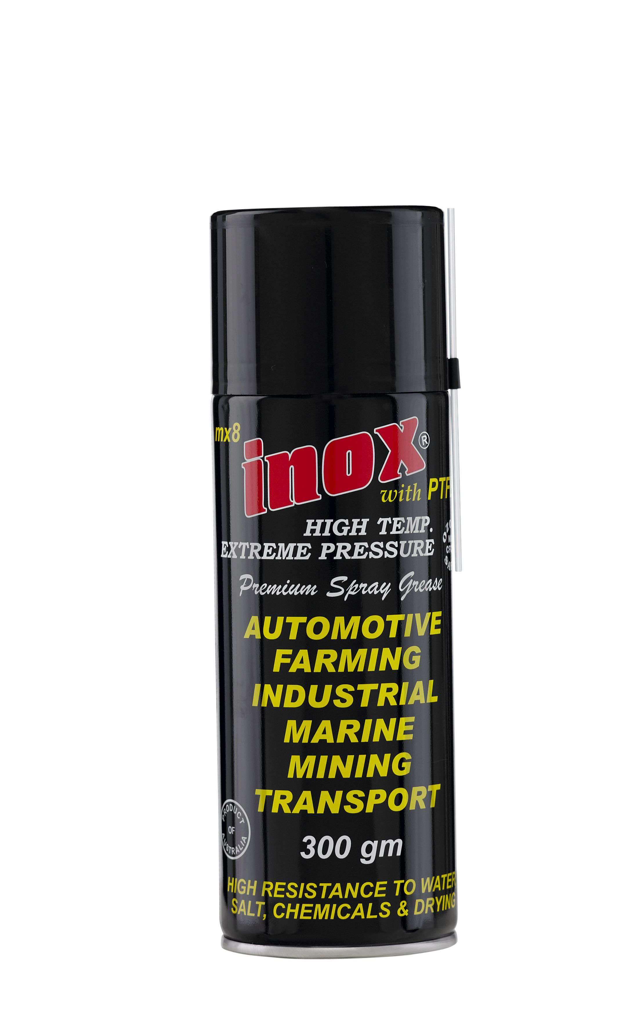 inox MX8 PTFE Extreme Pressure & High Temperature Grease - Aerosol 300gm