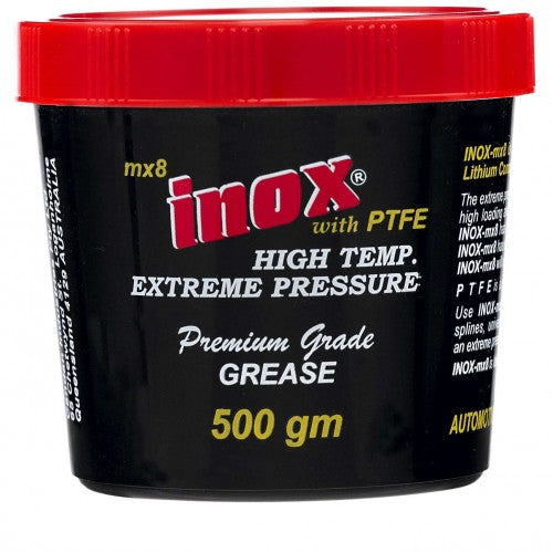 inox MX8 PTFE Extreme Pressure & High Temperature Grease - Tub 500gm