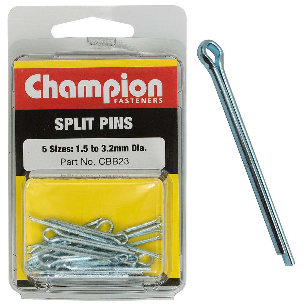 Champion 25Pc Metric Split Cotter Pin Assortment