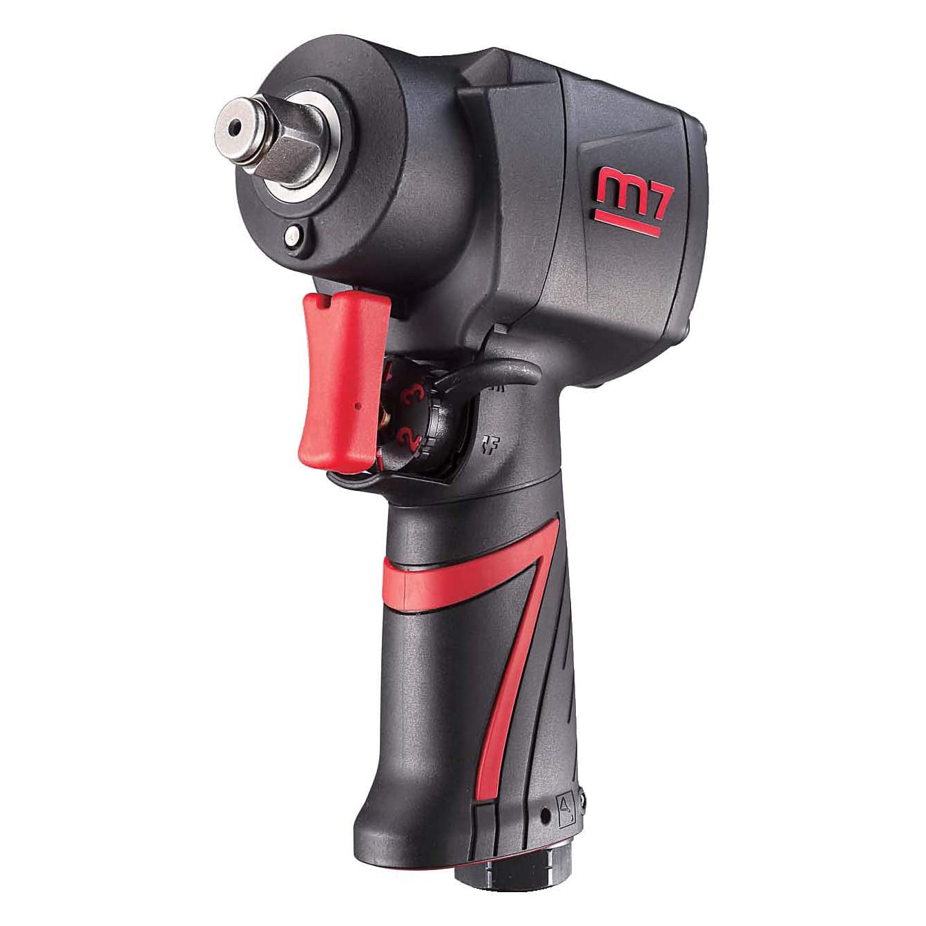 M7 Air Impact Wrench 1/2in Drive Twin Hammer Quiet 550Ft