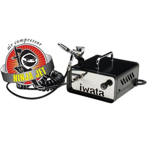 Iwata Air Brush Kit Ninja Hp.Cr + Is35 Compressor