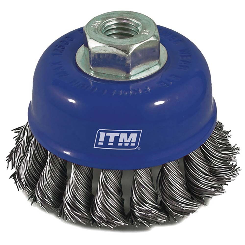 ITM Twist Knot Cup Brush Steel 50mm