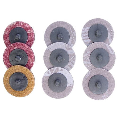 AmPro Air Sanding Pad Set 50mm 9pc for A3028