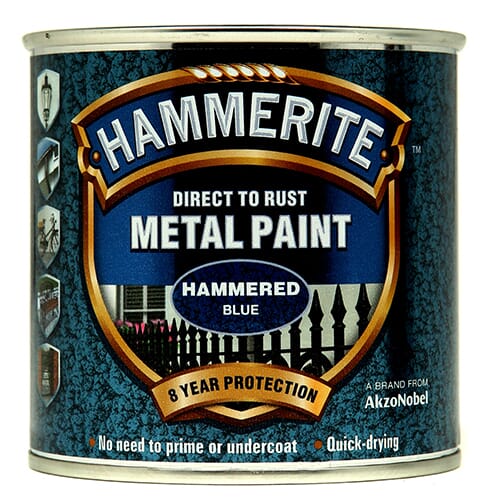 Hammerite Hammered 250ml Blue