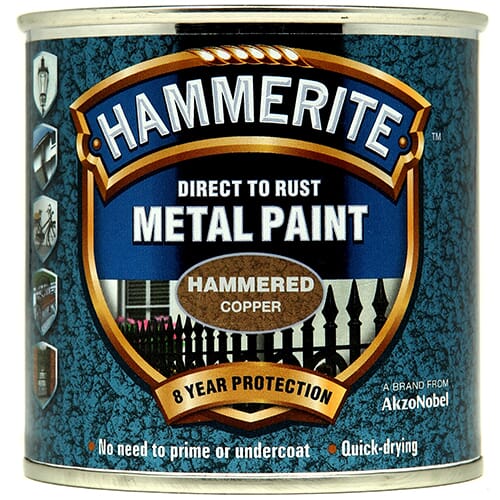 Hammerite Hammered 250ml Copper