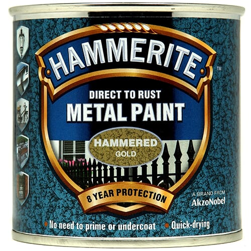 Hammerite Hammered 250ml Gold