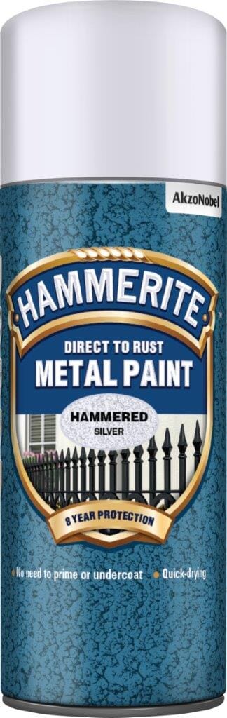 Hammerite Hammered 400ml Aerosol Silver