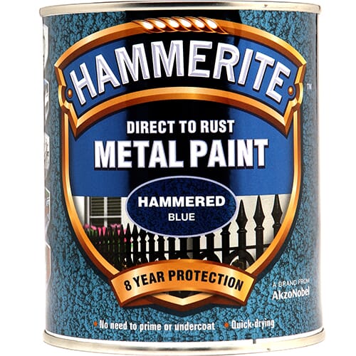 Hammerite Hammered 750ml Blue