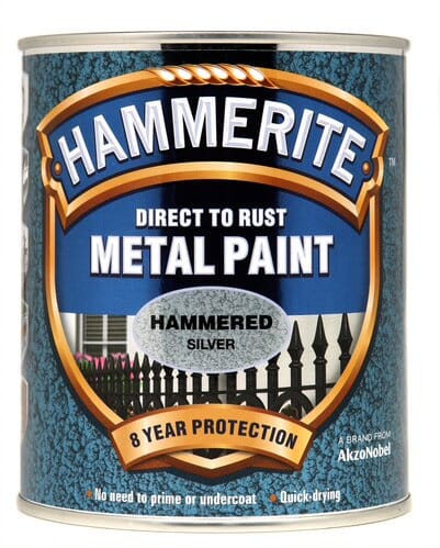 Hammerite Hammered 750ml Silver