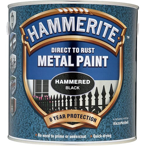 Hammerite Hammered 2.5litre Black