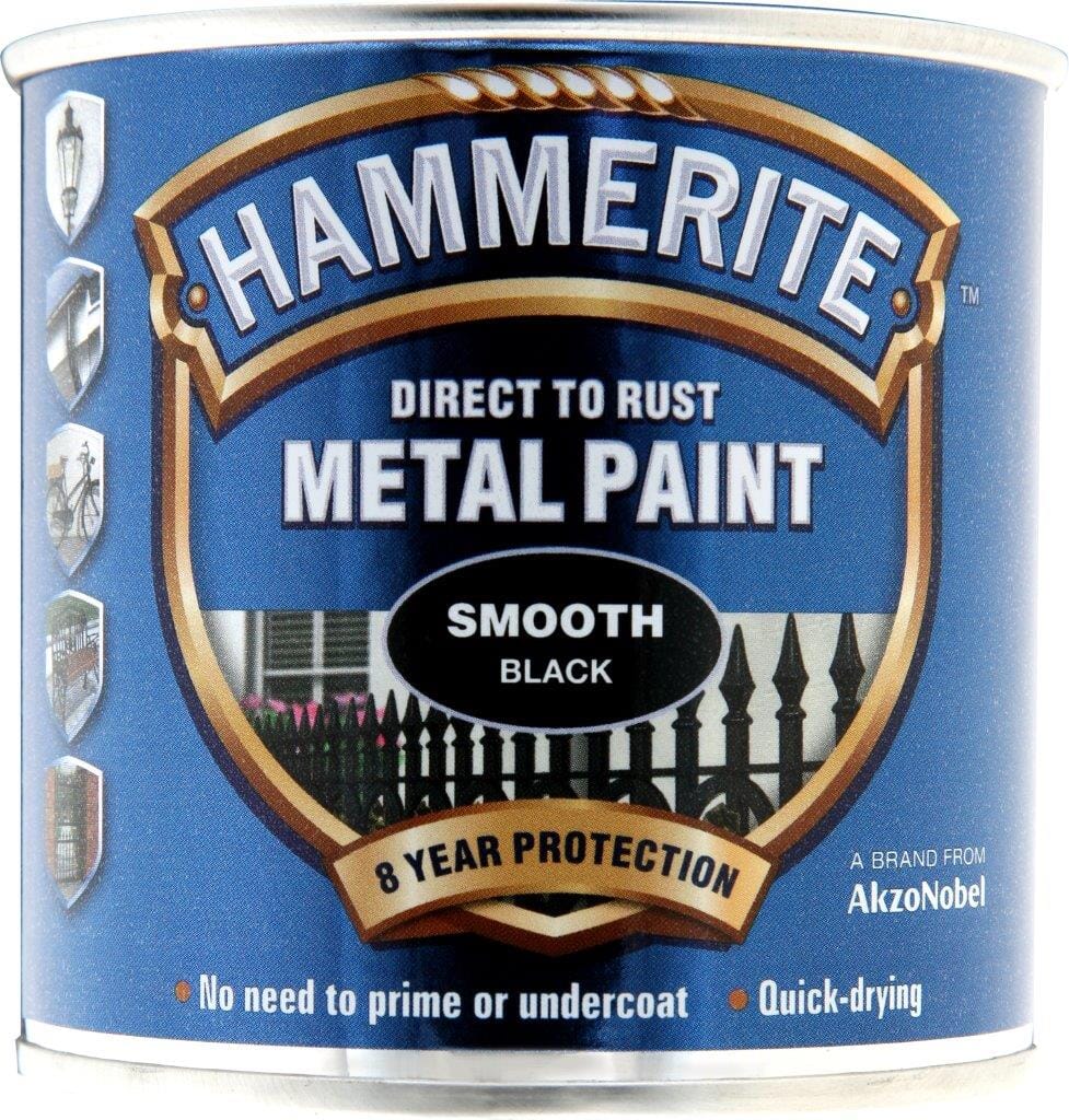 Hammerite Smooth 250ml Black