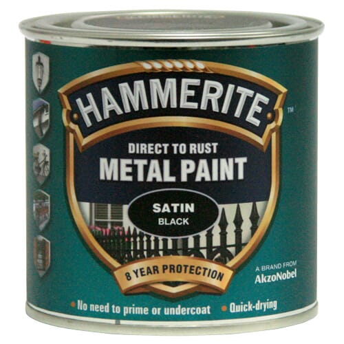 Hammerite Satin 250ml Black