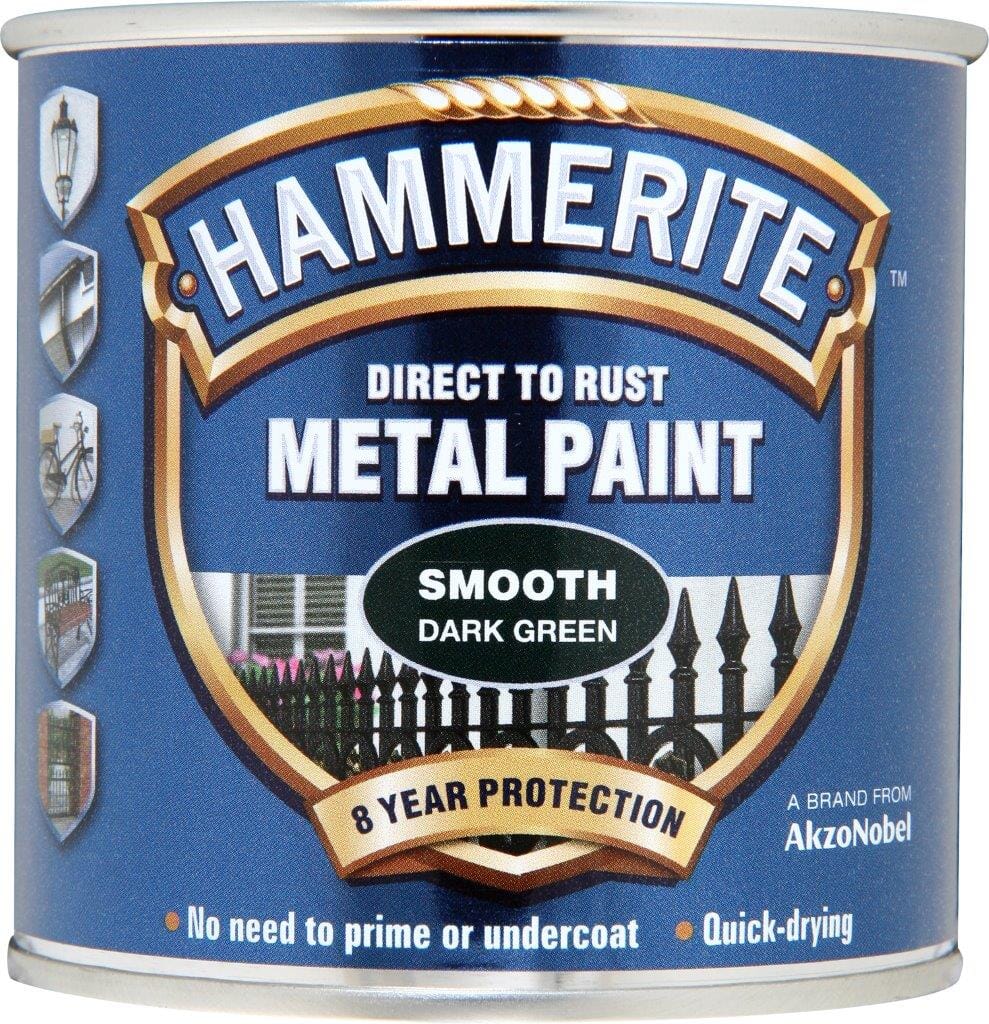 Hammerite Smooth 250ml Dark Green